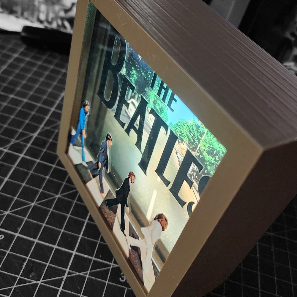Caja Luminica Escritorio The Beatles Beatles Luminica 1