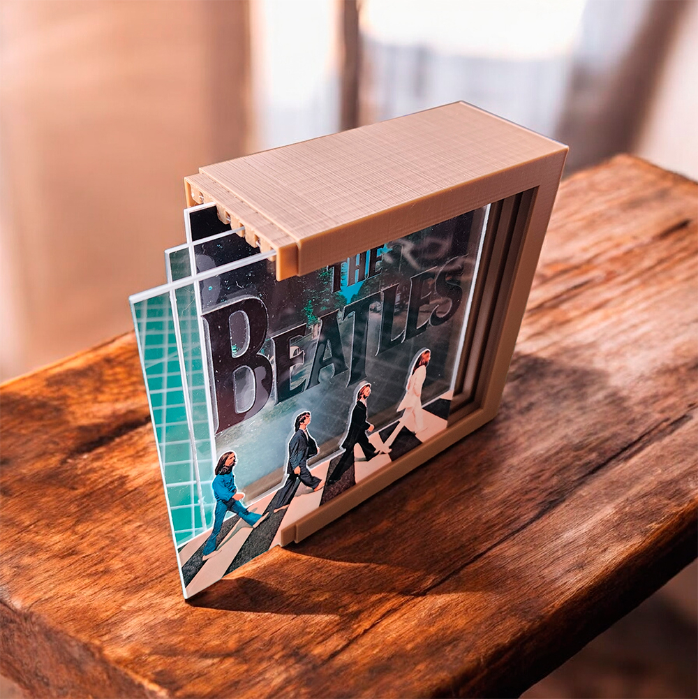 Caja Luminica Escritorio The Beatles CajaLuminica Beatles 1