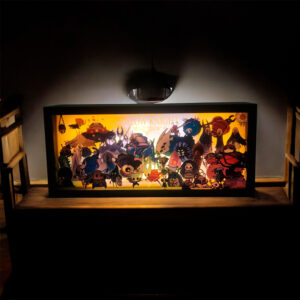 caja luminica escritorio hollow knight