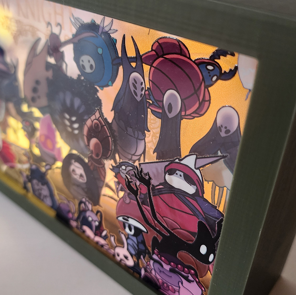 Caja Luminica Escritorio Hollow Knight CajaLuminica Hollow Knight Profundidad