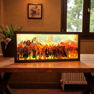 caja luminica escritorio one piece