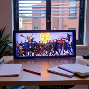 caja luminica escritorio universidad de chile