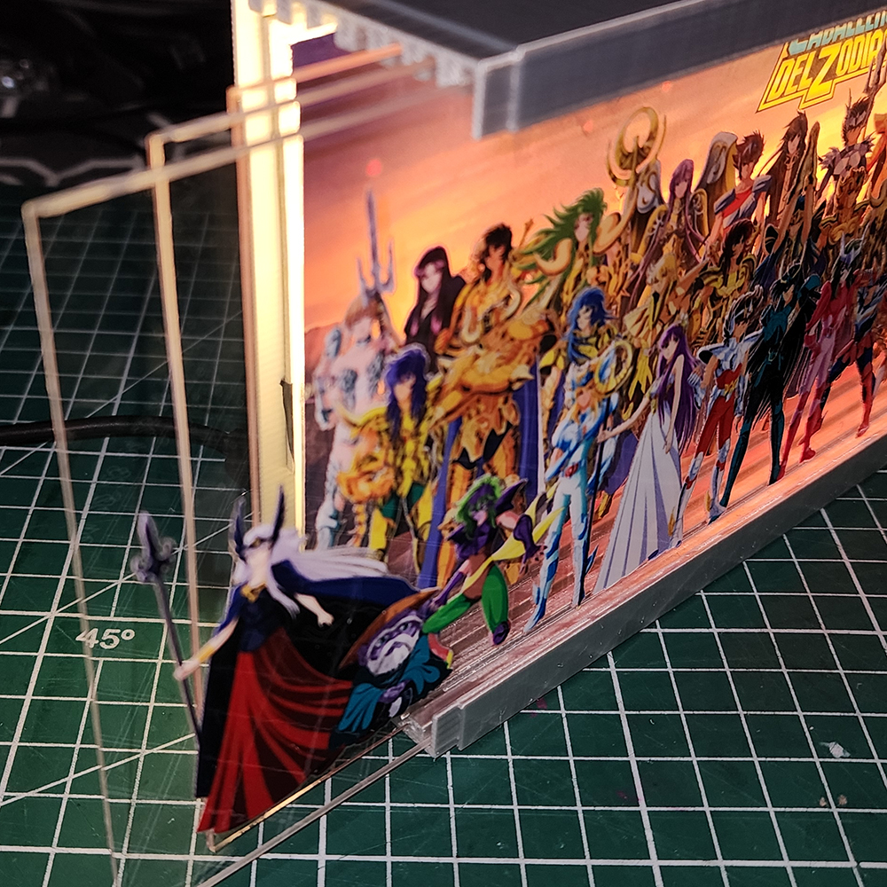 Caballeros Del Zodiaco Caja Luminica 1