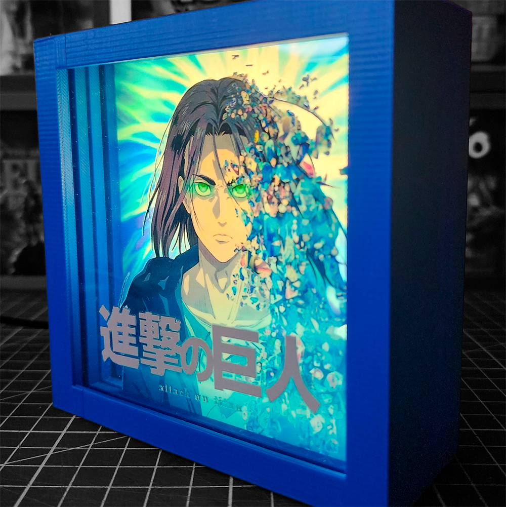 caja luminica escritorio attack on titans caja luminica escritorio attack on titans