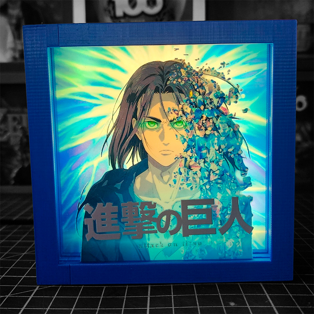 caja luminica escritorio attack on titans caja luminica escritorio attack on titans