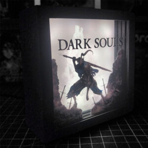 caja luminica escritorio dark souls