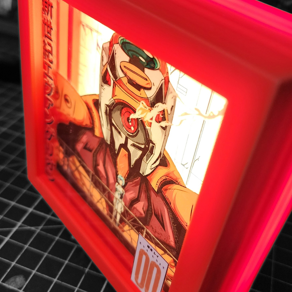 Caja Luminica Escritorio Evangelion Eva 00 Evangelion Eva 00 Caja Luminica 2