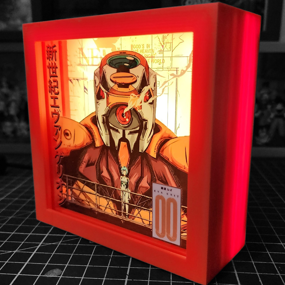 caja luminica escritorio evangelion eva 00 caja luminica escritorio evangelion eva 00