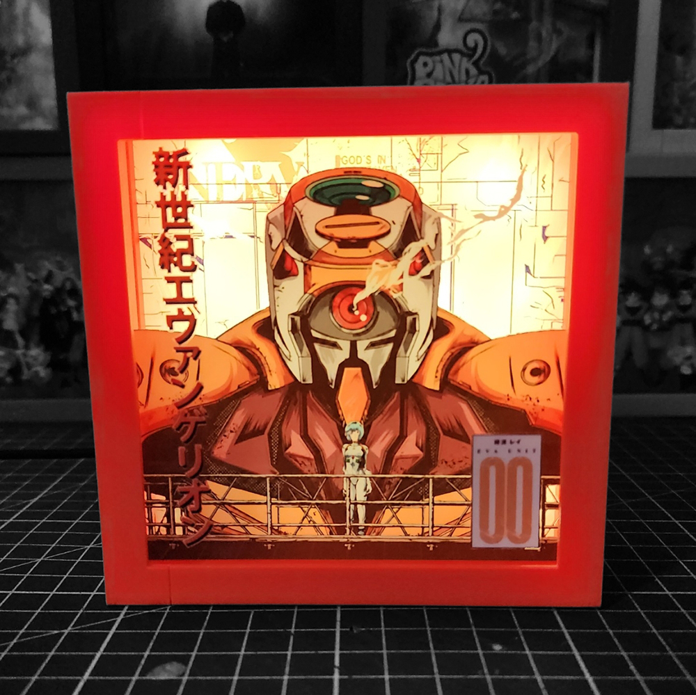 caja luminica escritorio evangelion eva 00 caja luminica escritorio evangelion eva 00