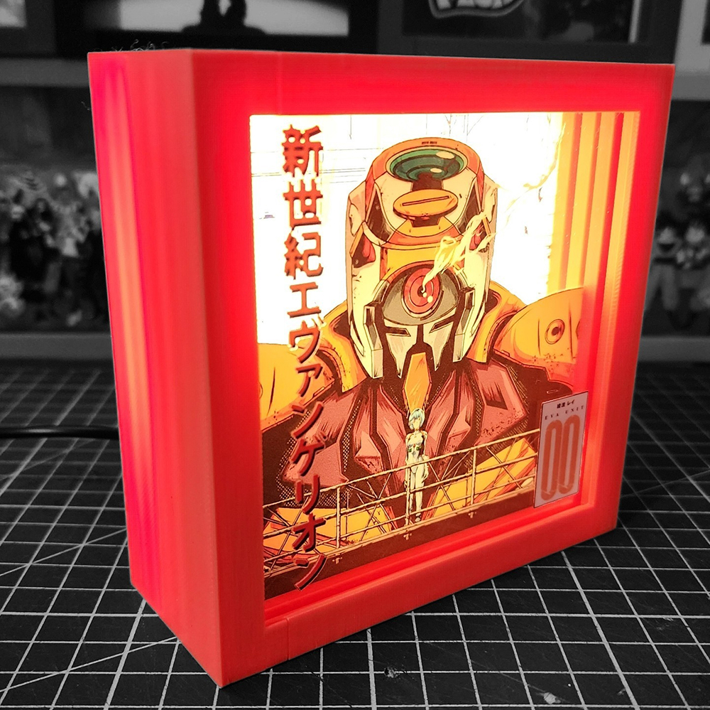 caja luminica escritorio evangelion eva 00 caja luminica escritorio evangelion eva 00
