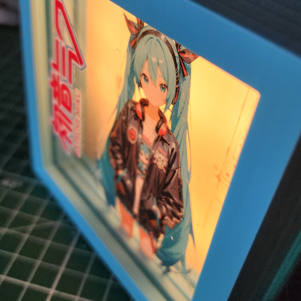 Caja Luminica Escritorio Hatsune Miku Hatsune Miku Caja Luminica 2