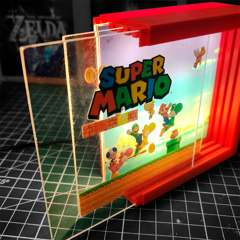 Mario Bros Caja Luminica 1