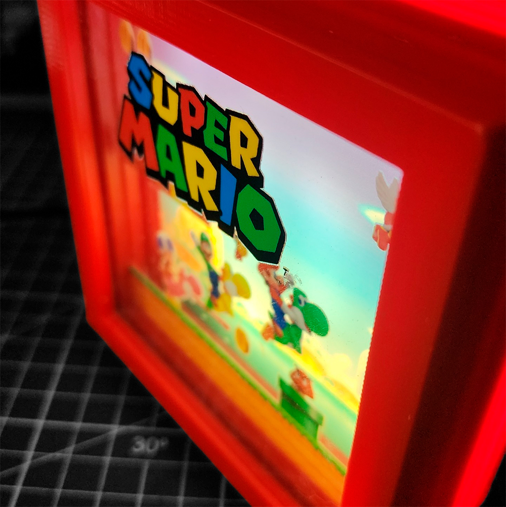 Mario Bros Caja Luminica 2