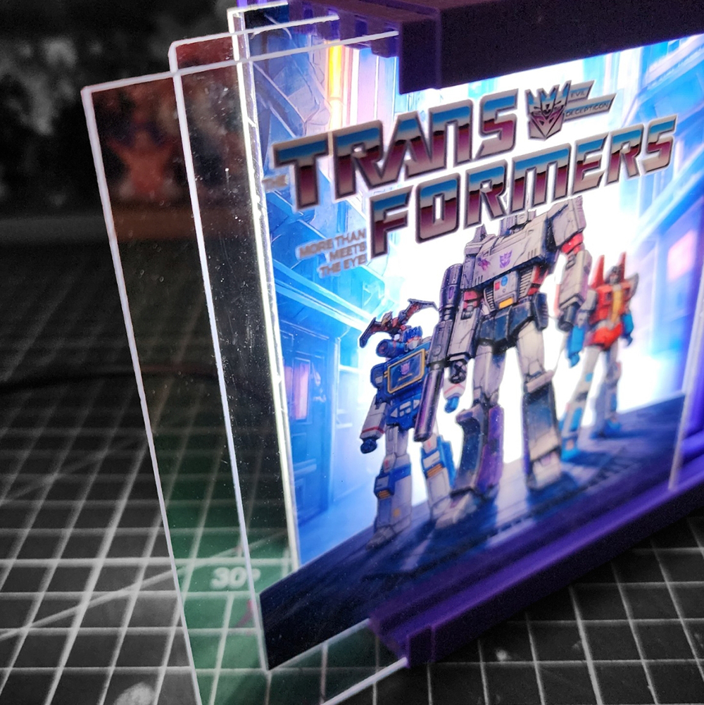 Transformers Caja Luminica 1