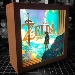 caja luminica escritorio zelda breath of the wild