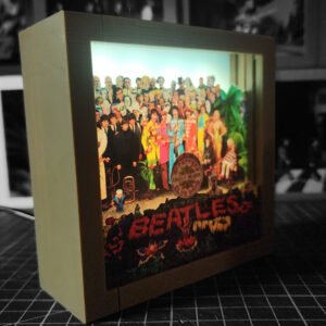 caja luminica escritorio the beatles sgt. pepper's lonely hearts club band