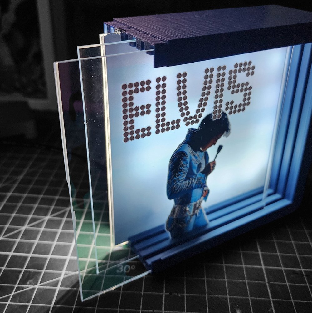 Caja Luminica Escritorio Elvis Presley Elvis Caja Luminica 1
