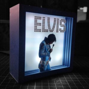 caja luminica escritorio elvis presley