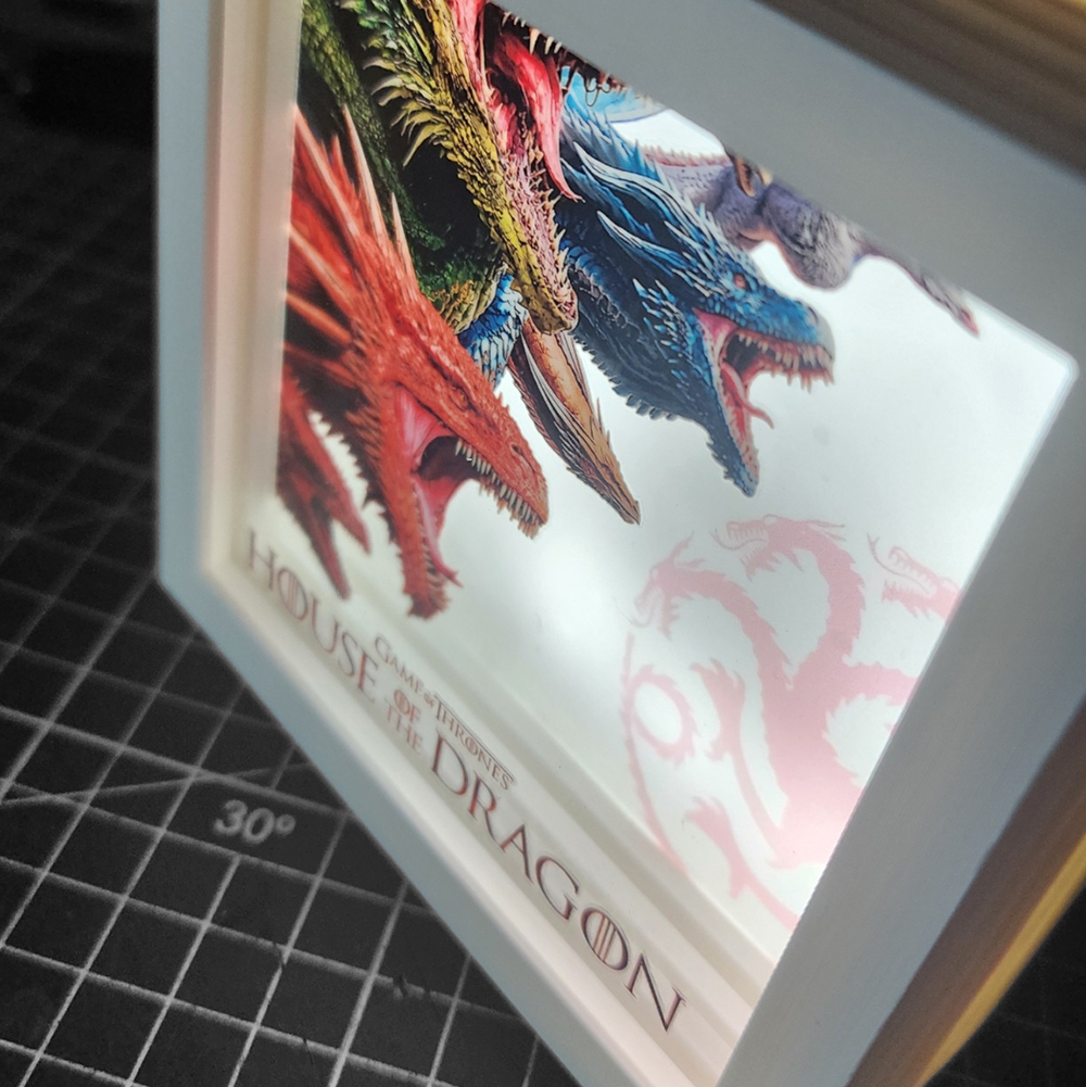 House Dragon Caja Luminica 2