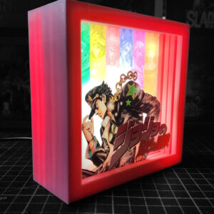 caja luminica escritorio jojos bizarre adventure