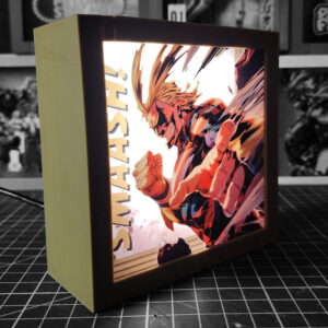 caja luminica escritorio my hero academia all might plus ultra (copia)
