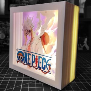 caja luminica escritorio one piece luffy