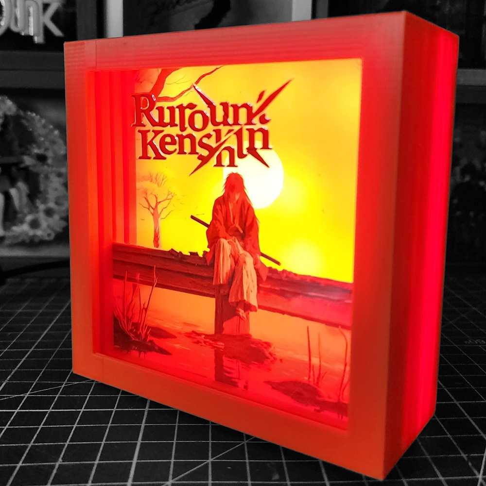 caja luminica escritorio samurai x caja luminica escritorio samurai x