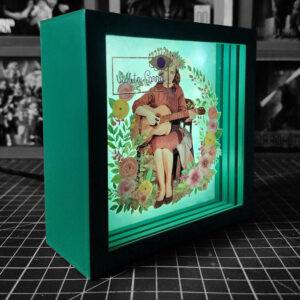 caja luminica escritorio violeta parra