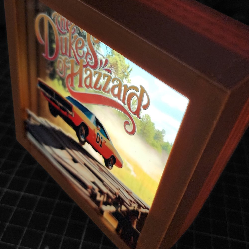 Caja Luminica Escritorio Dukes de Hazard Dukes Of Hazard Caja Luminica 1