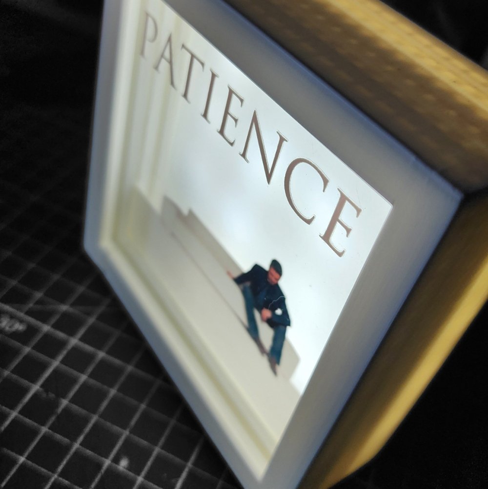 Caja Luminica Escritorio George Michael Patience George Michael Caja Luminica 1