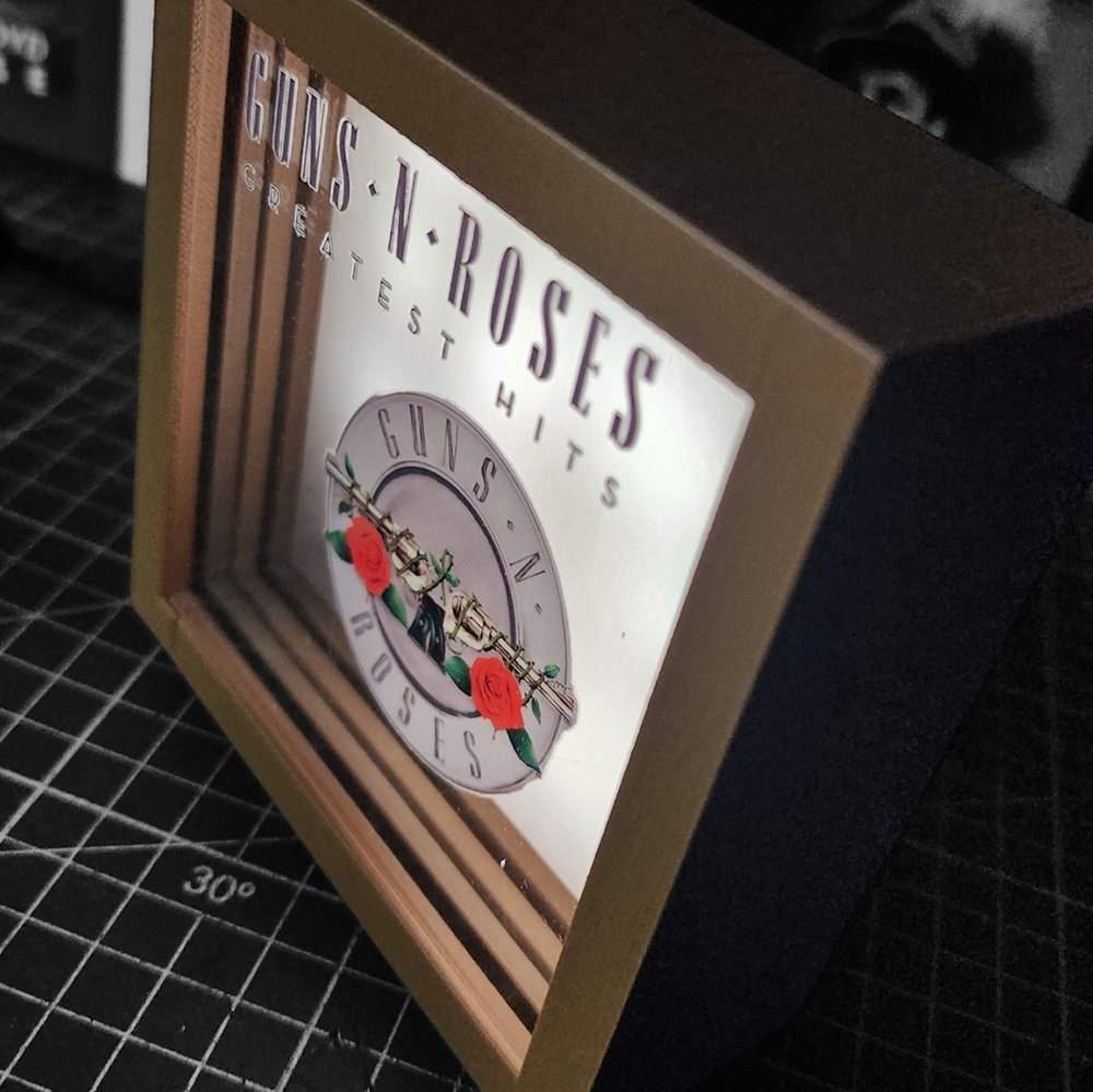 Caja Luminica Escritorio Guns N' Roses Guns And Roses Caja Luminica 1