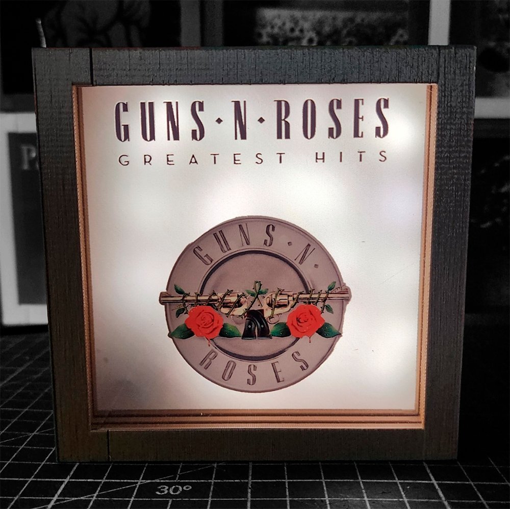 caja luminica escritorio guns n' roses caja luminica escritorio guns n' roses