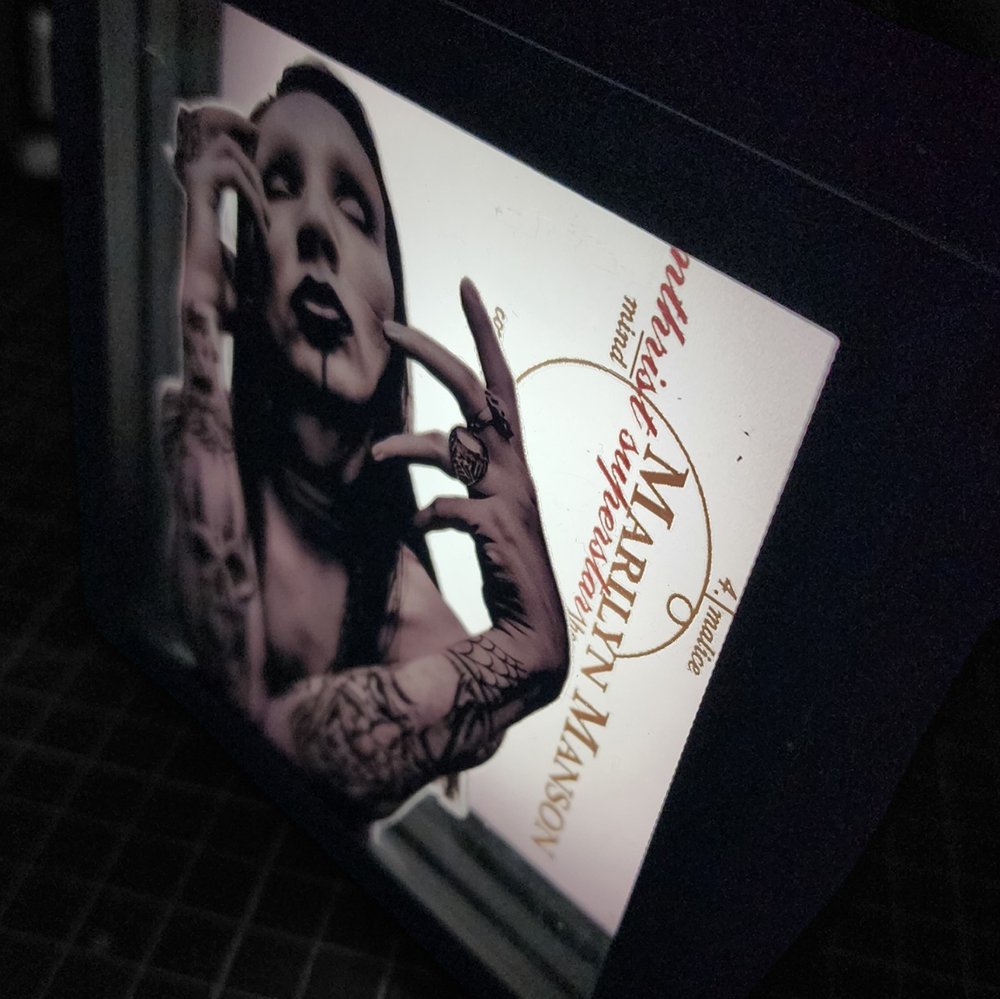 Caja Luminica Escritorio Marilyn Manson Marilyn Manson Caja Luminica 1