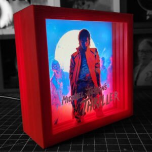 caja luminica escritorio michael jackson thriller