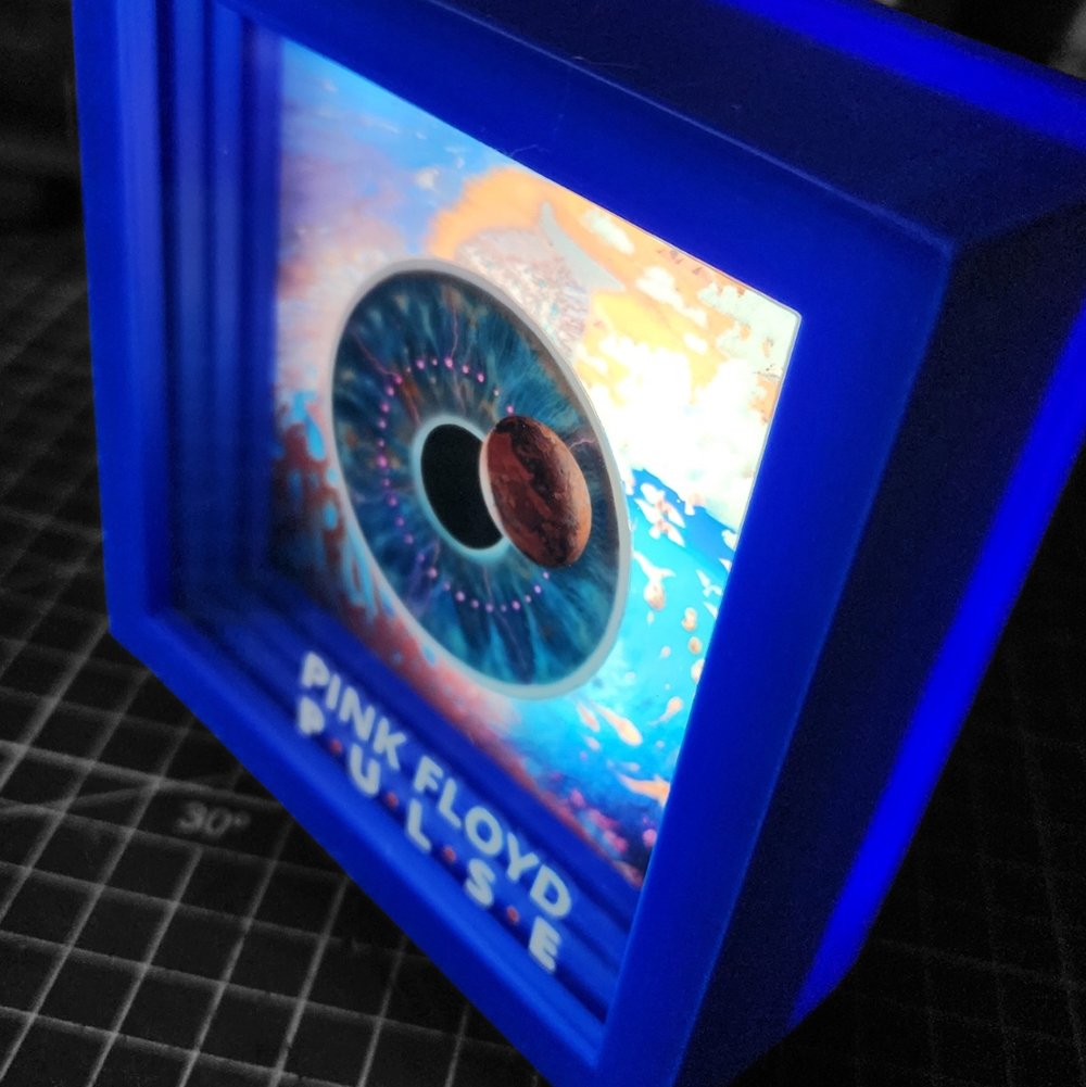 Caja Luminica Escritorio Pink Floyd Pulse Pink Floyd Pulse Caja Luminica 1