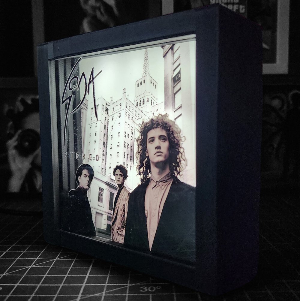 Caja Luminica Escritorio Soda Stereo Soda Stereo Caja Luminica 1