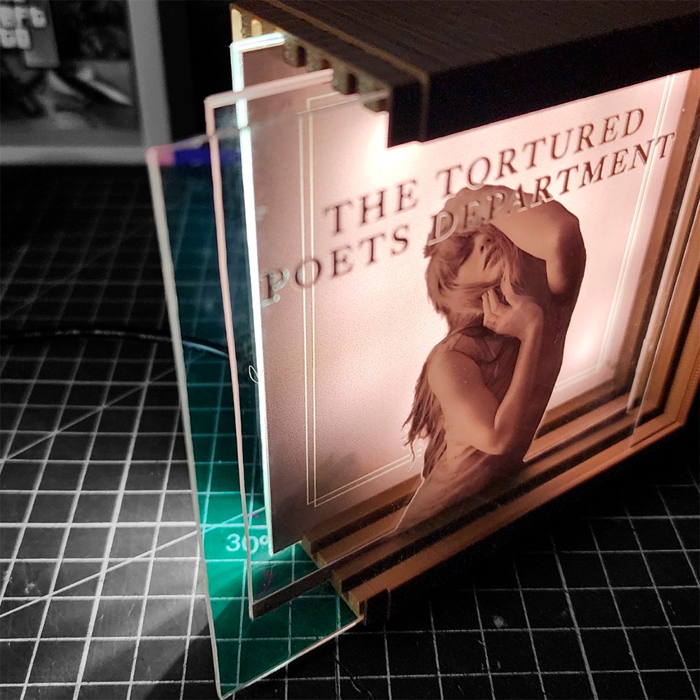 Caja Luminica Escritorio Taylor Swift The Tortured Poets Department Taylor Swift Caja Luminica 1