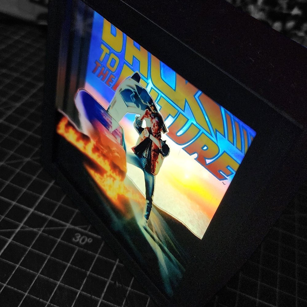 Caja Luminica Escritorio Volver al Futuro Volver Al Futuro Caja Luminica 1