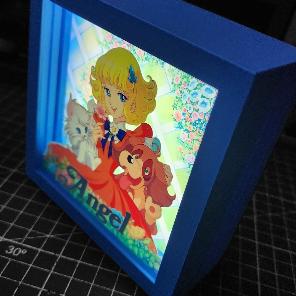 Caja Luminica Escritorio Angel la niña de las flores Angel La Nina De Las Flores Caja Luminica 2