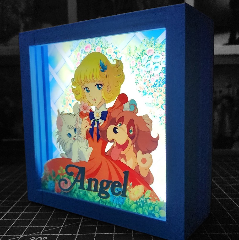 angel la niña de las flores caja luminica 3 angel la niña de las flores caja luminica 3