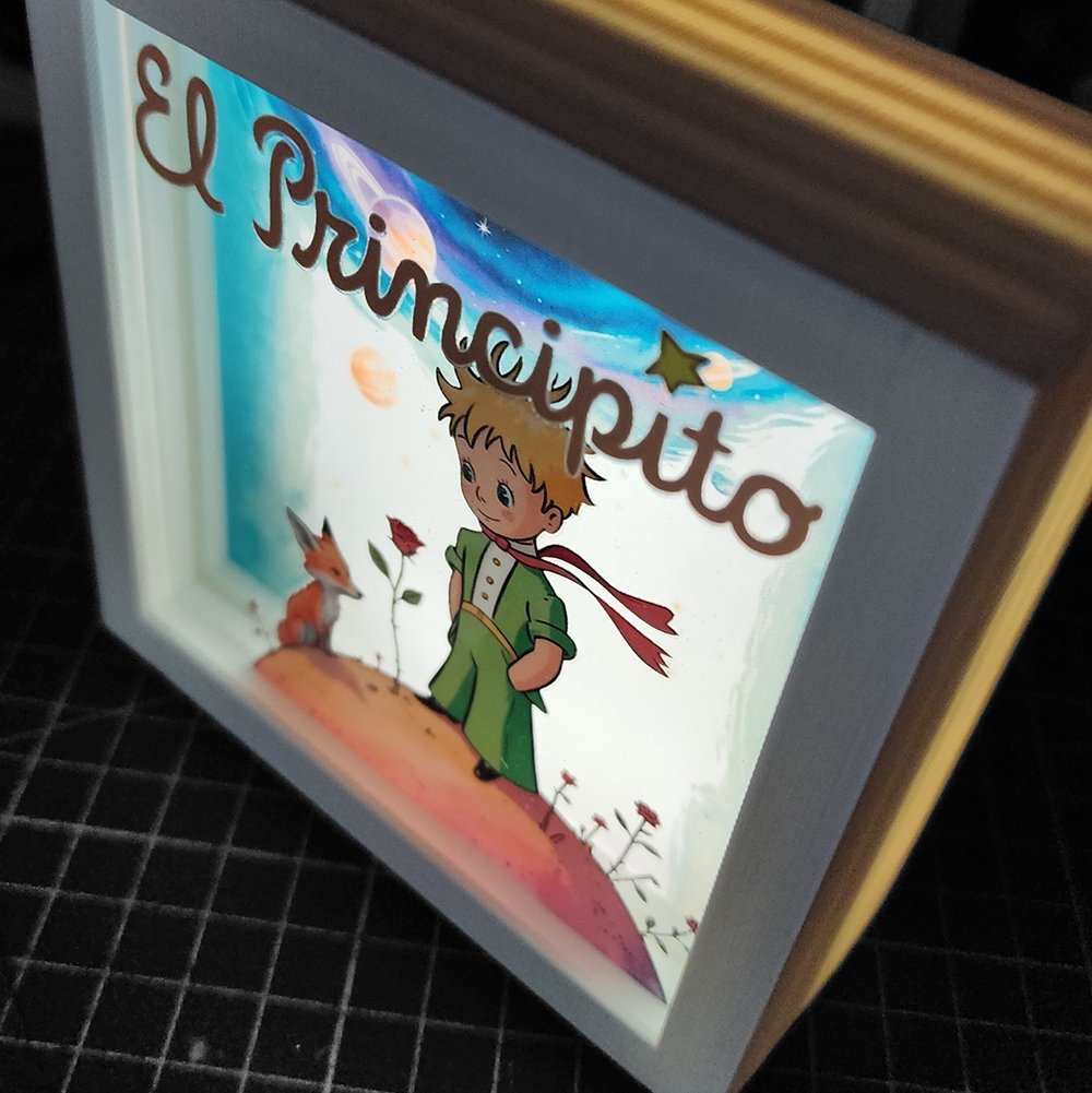 Caja Luminica Escritorio El Principito El Principito Caja Luminica 1