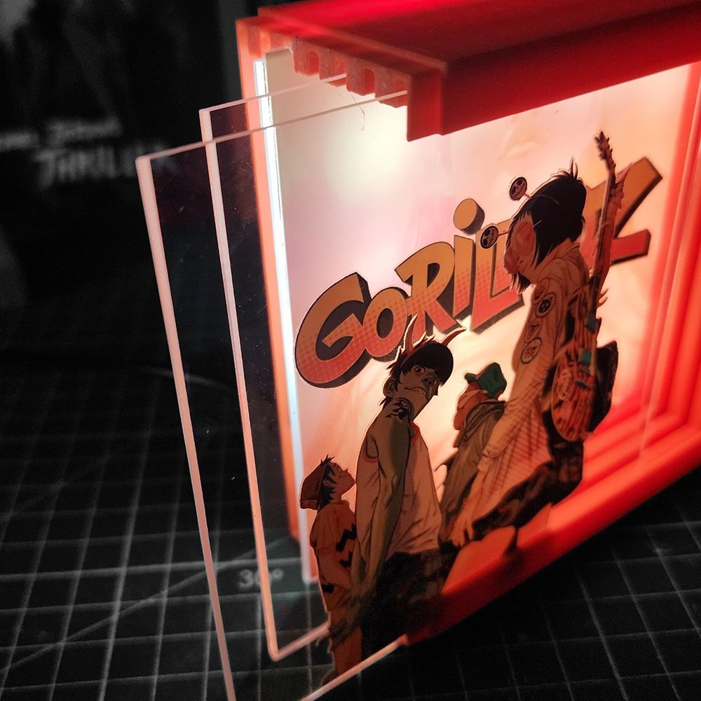Gorillaz Caja Luminica 1