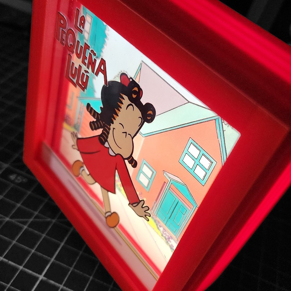 Caja Luminica Escritorio La Pequeña Lulú La Pequena Lulu Caja Luminica 2