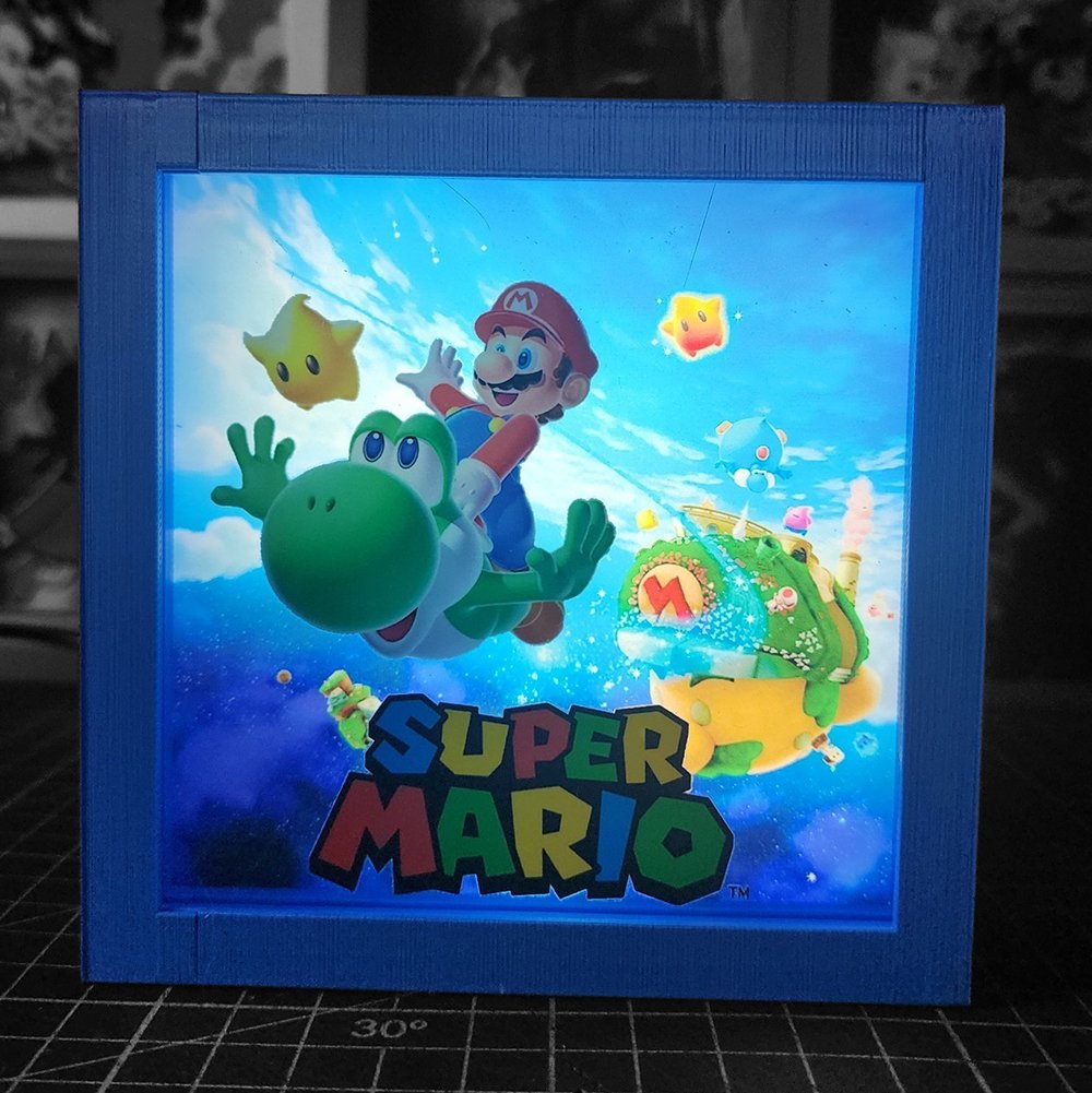 mario galaxy caja luminica 3 mario galaxy caja luminica 3